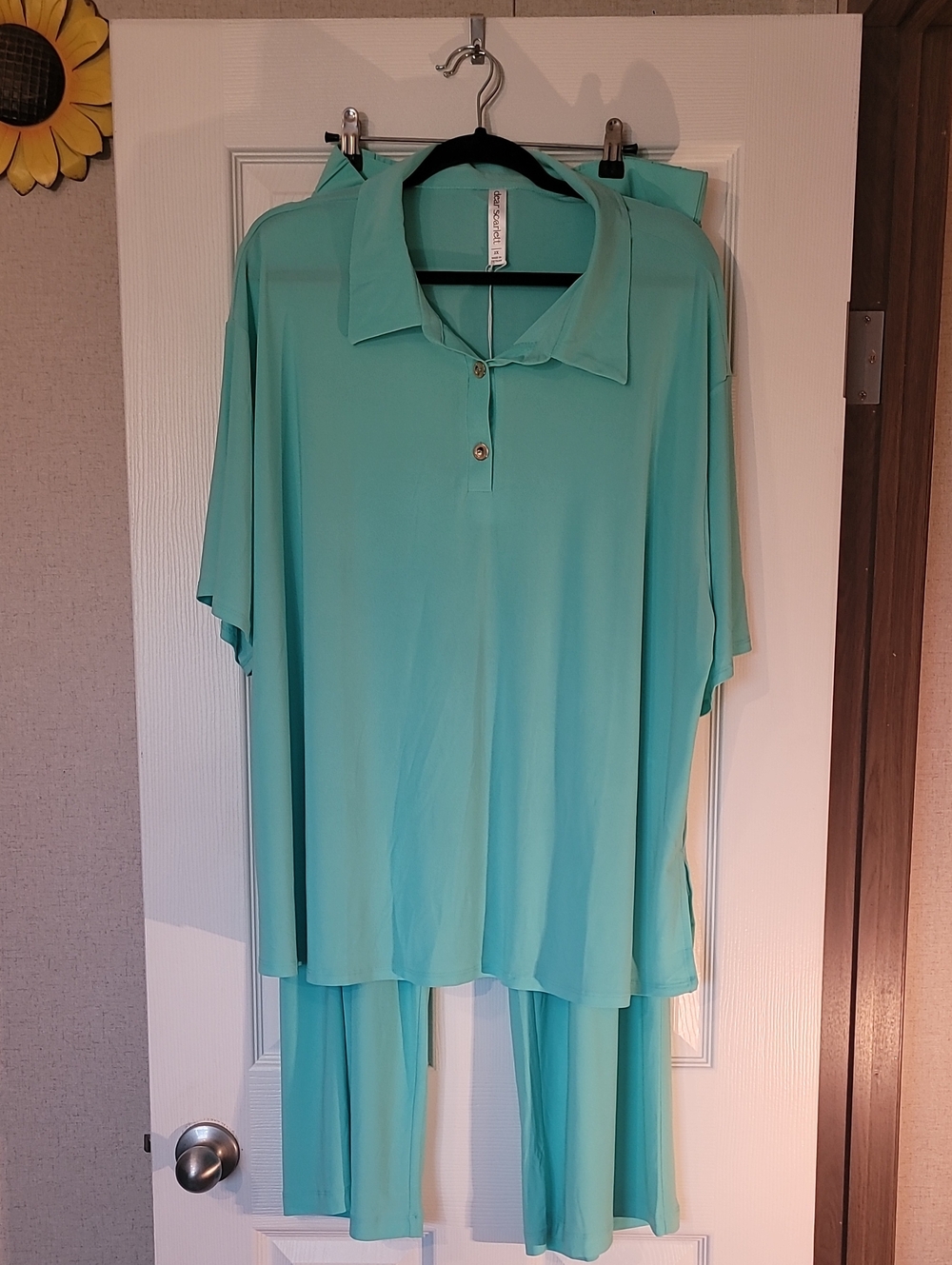 Dear Scarlett mint green two-piece resort wear
